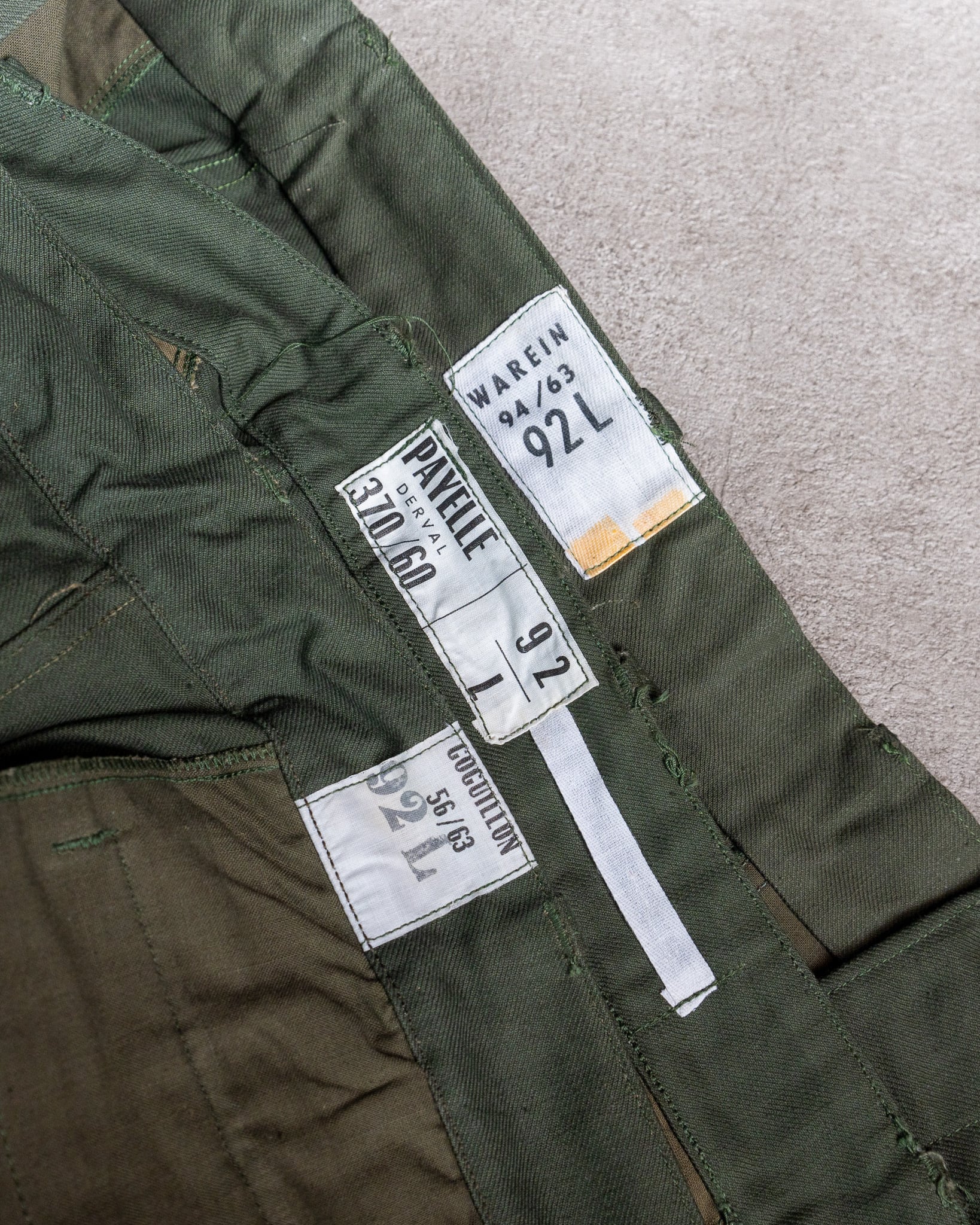 DEADSTOCK】French Air Force M-47 Trousers 