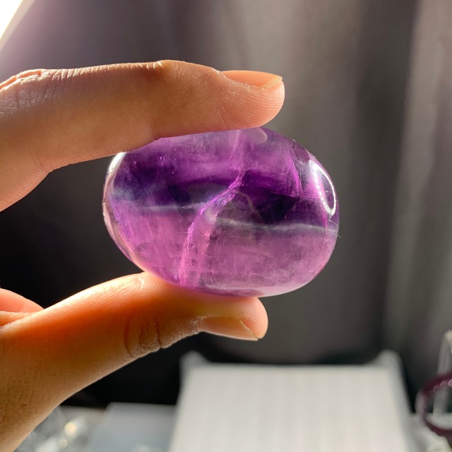 秘蔵プレミアム✩パープルフローライトタンブル