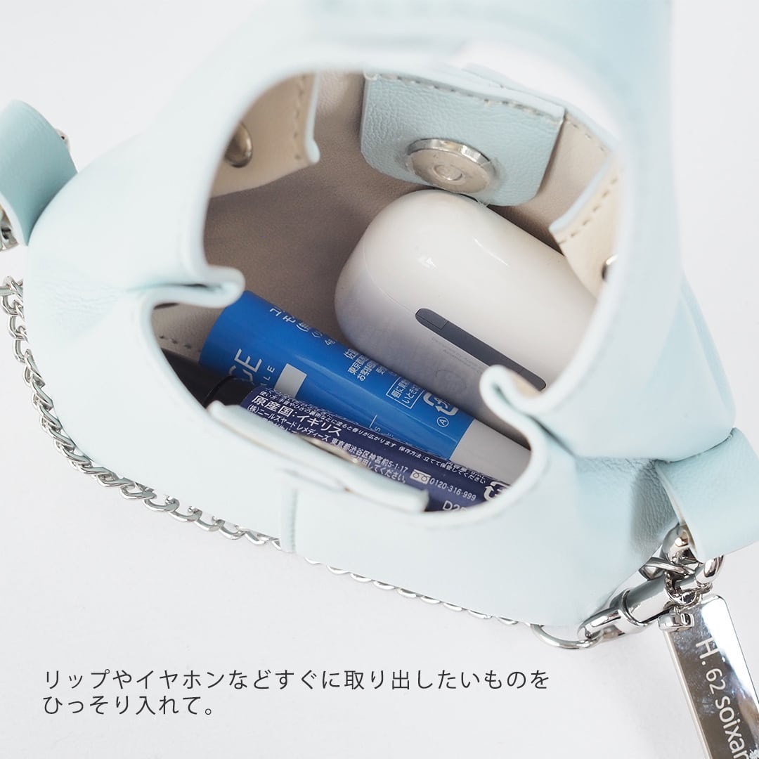 バッグチャーム h.62 アッシュソワソンドゥ |ポーチ 合成皮革 PU