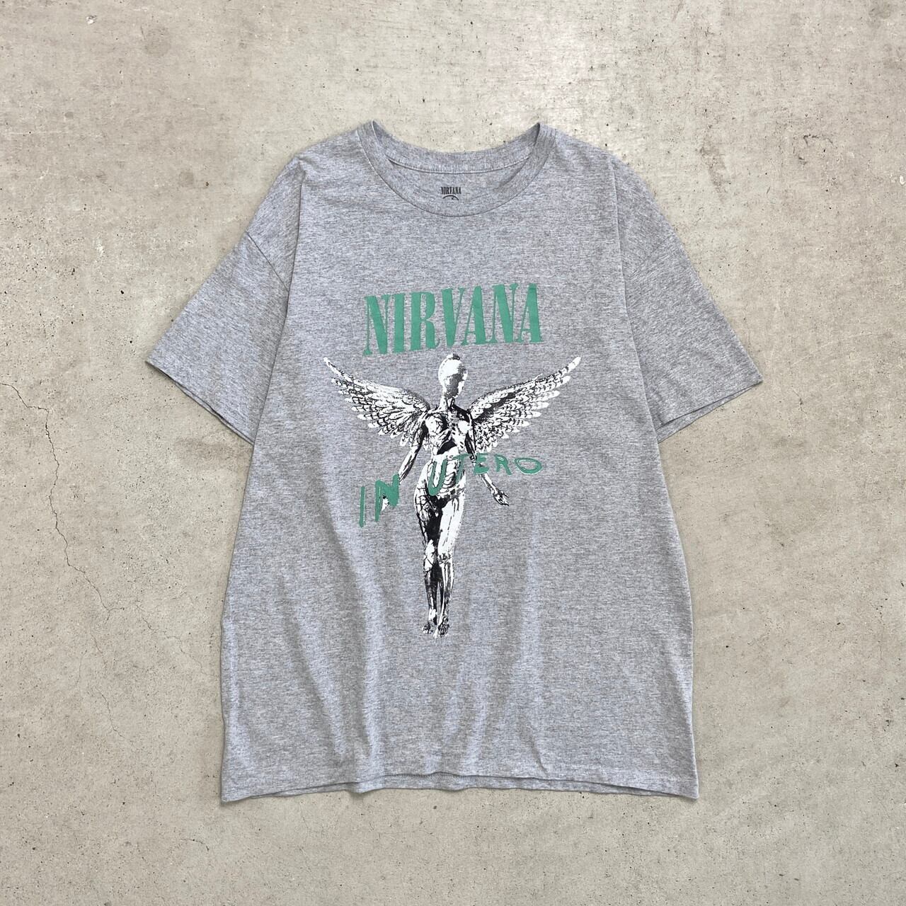 NIRVANA ニルヴァーナ IN UTERO バンドTシャツ バンT メンズM 古着