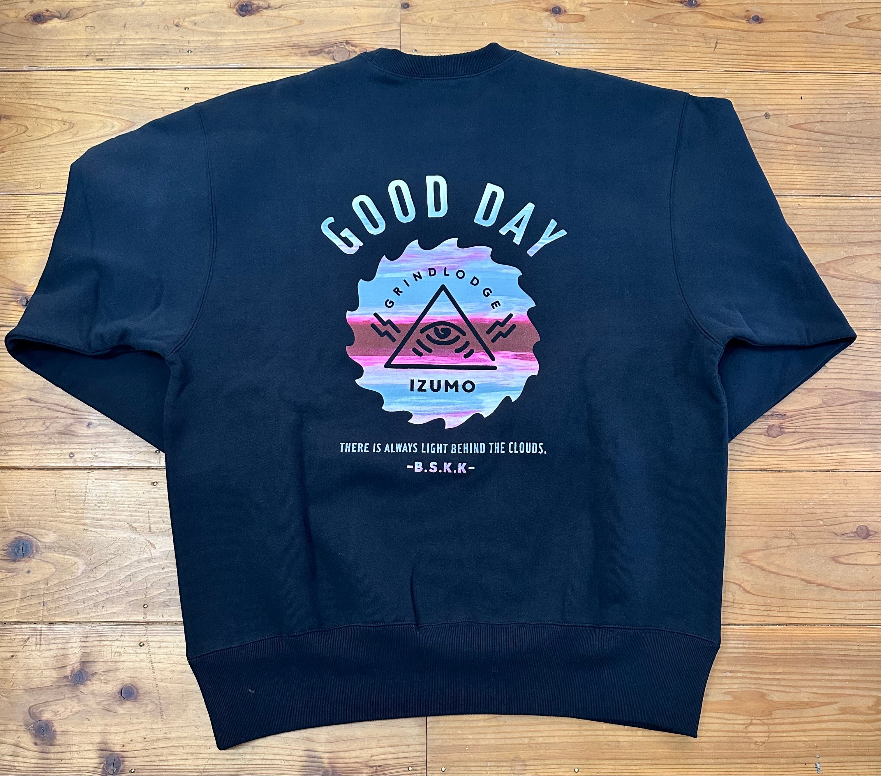 GOOD DAY CREW SWEAT グラデーション XL