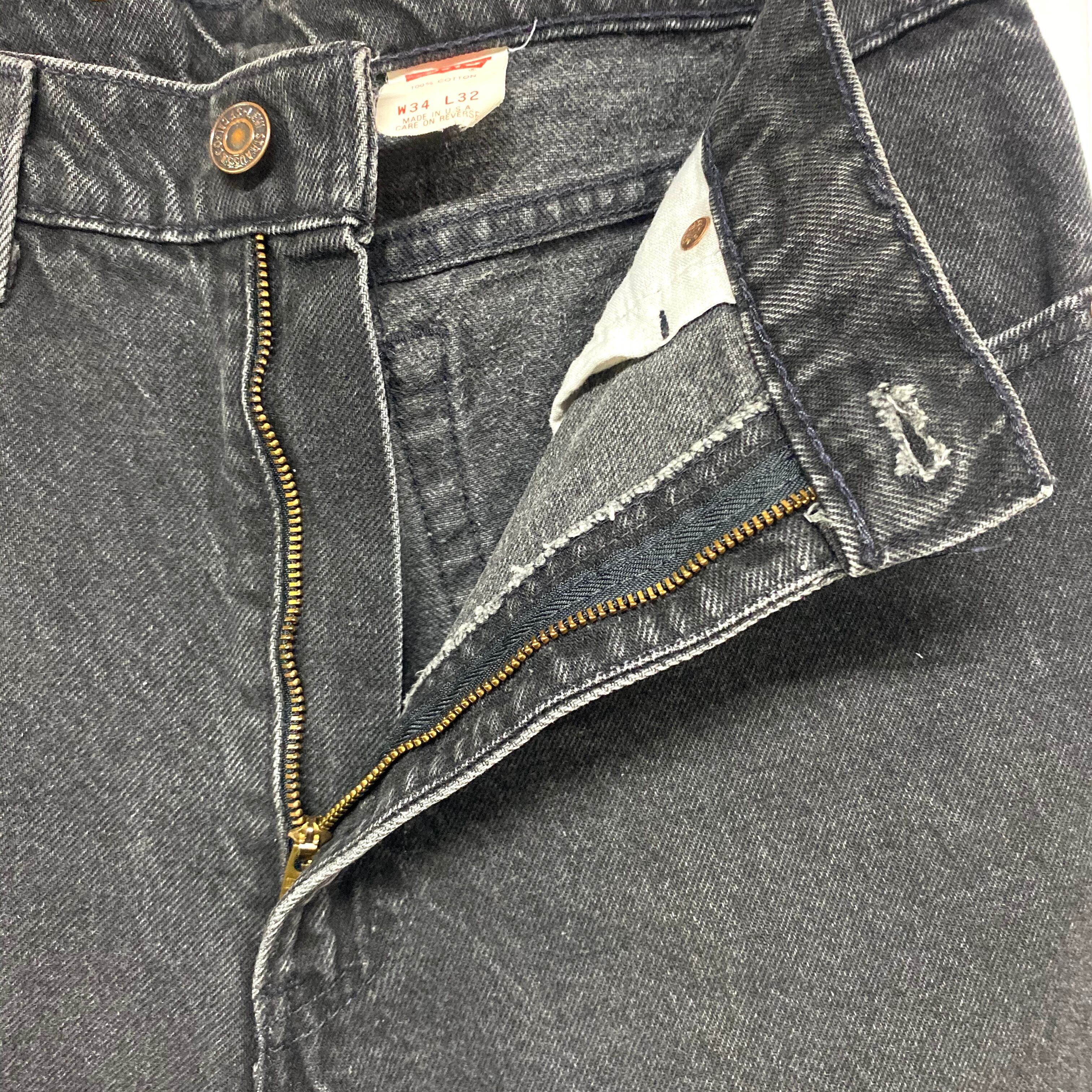 珍品 90年代 Levi's リーバイス エラー品 550 テーパード デニム