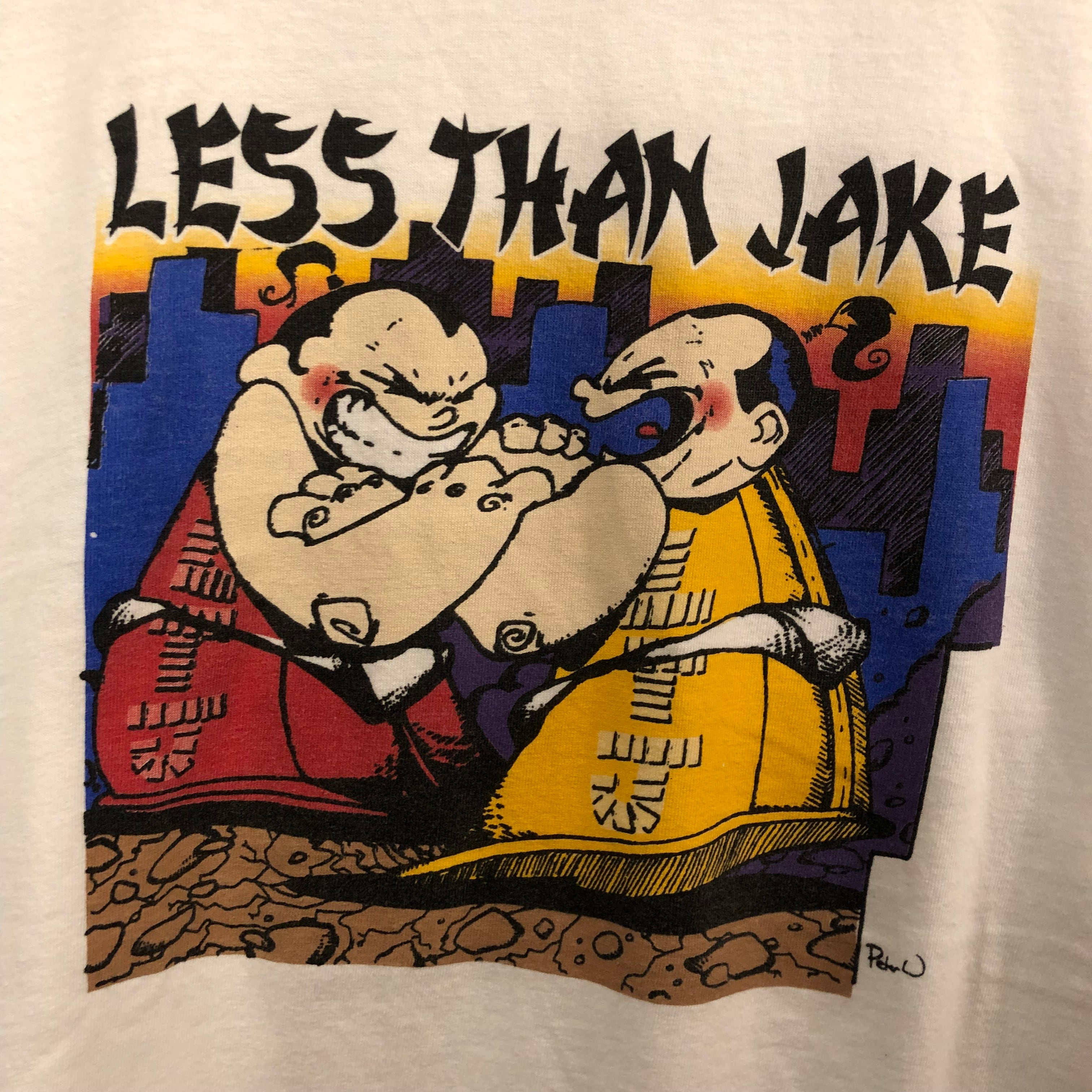 43e 00's LESS THAN JAKE バンド ハード ロック Tシャツ