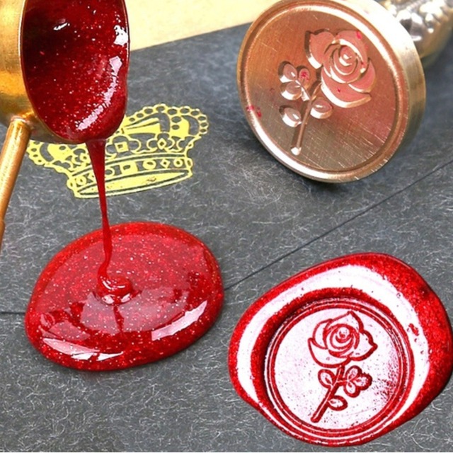 薔薇の刻印 シーリングスタンプ Import ギフト専用セレクトショップ Kaninchen カニンヒェン ヴィンテージアクセサリーと生活雑貨