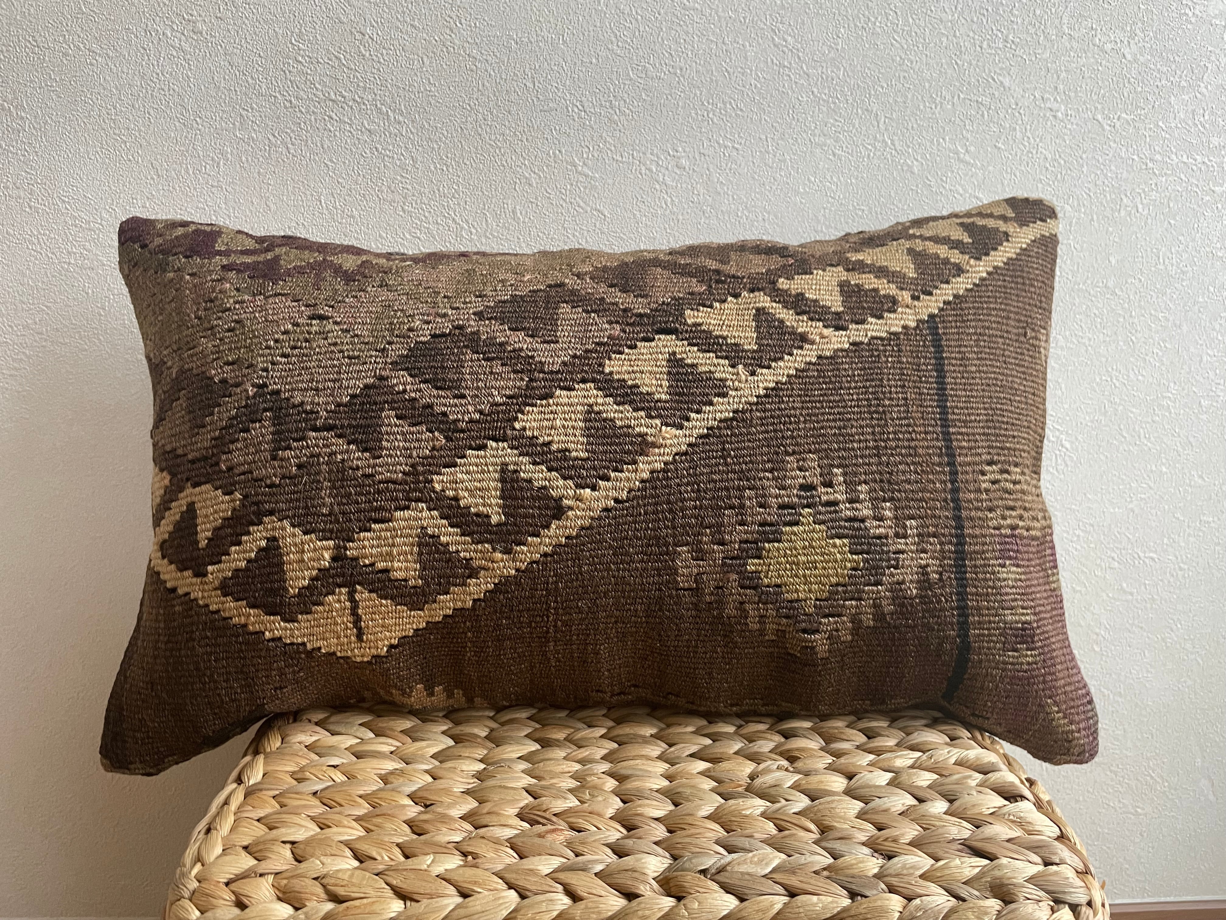 no.057*オールドキリムクッションカバー//30×50