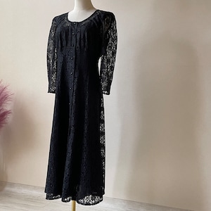 PETITE Jayy 70〜80s Vintage Lace Dress W259