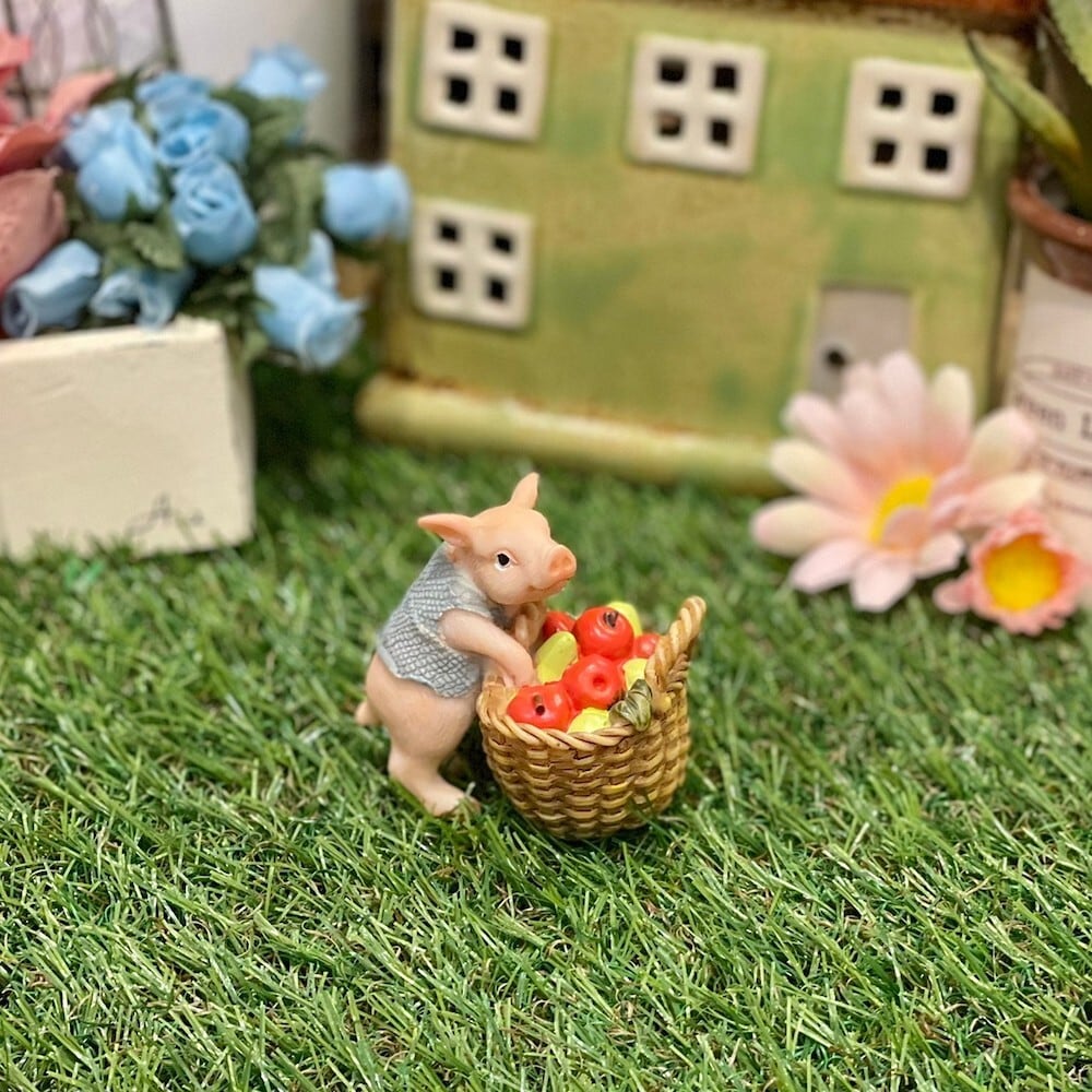 フルーツバスケット 豚 ブタ ミニチュアアニマル 小さな動物の世界
