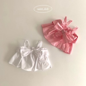 [SAINTDOLL] Ribbon Top Blouse (Mom) / [세인트돌] 리본탑블라우스(맘)
