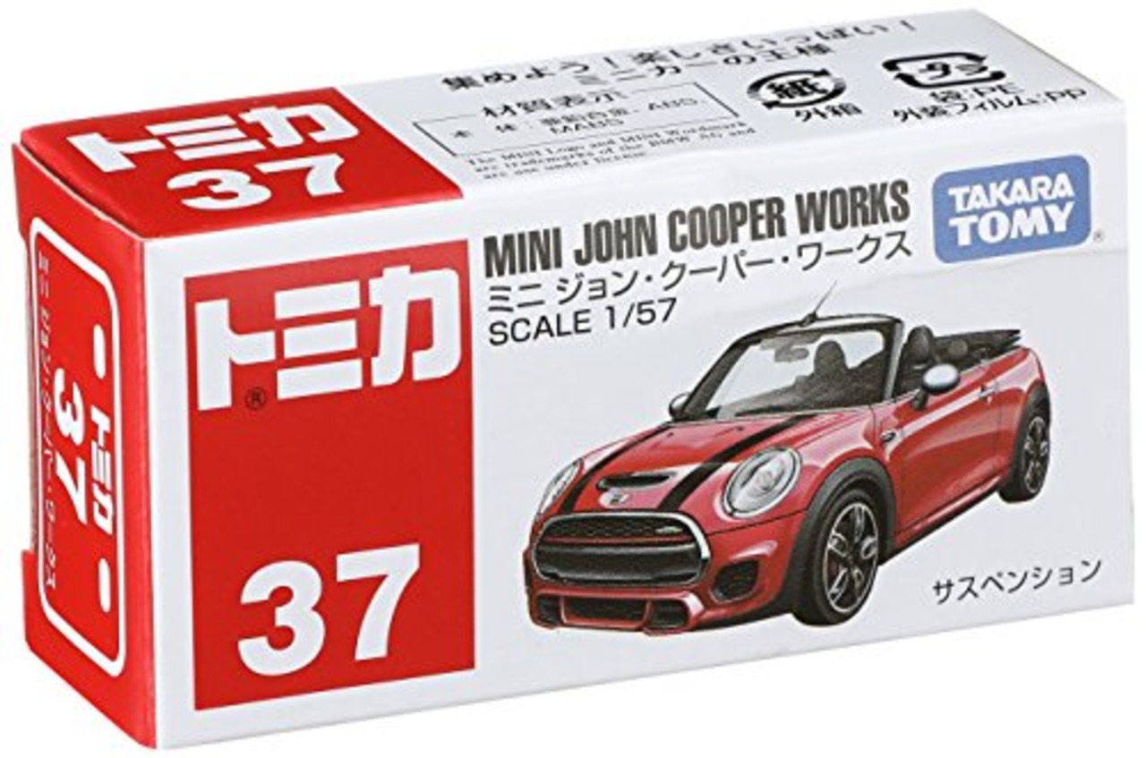 トミカ No.37 ミニ ジョン・クーパー・ワークス (箱)