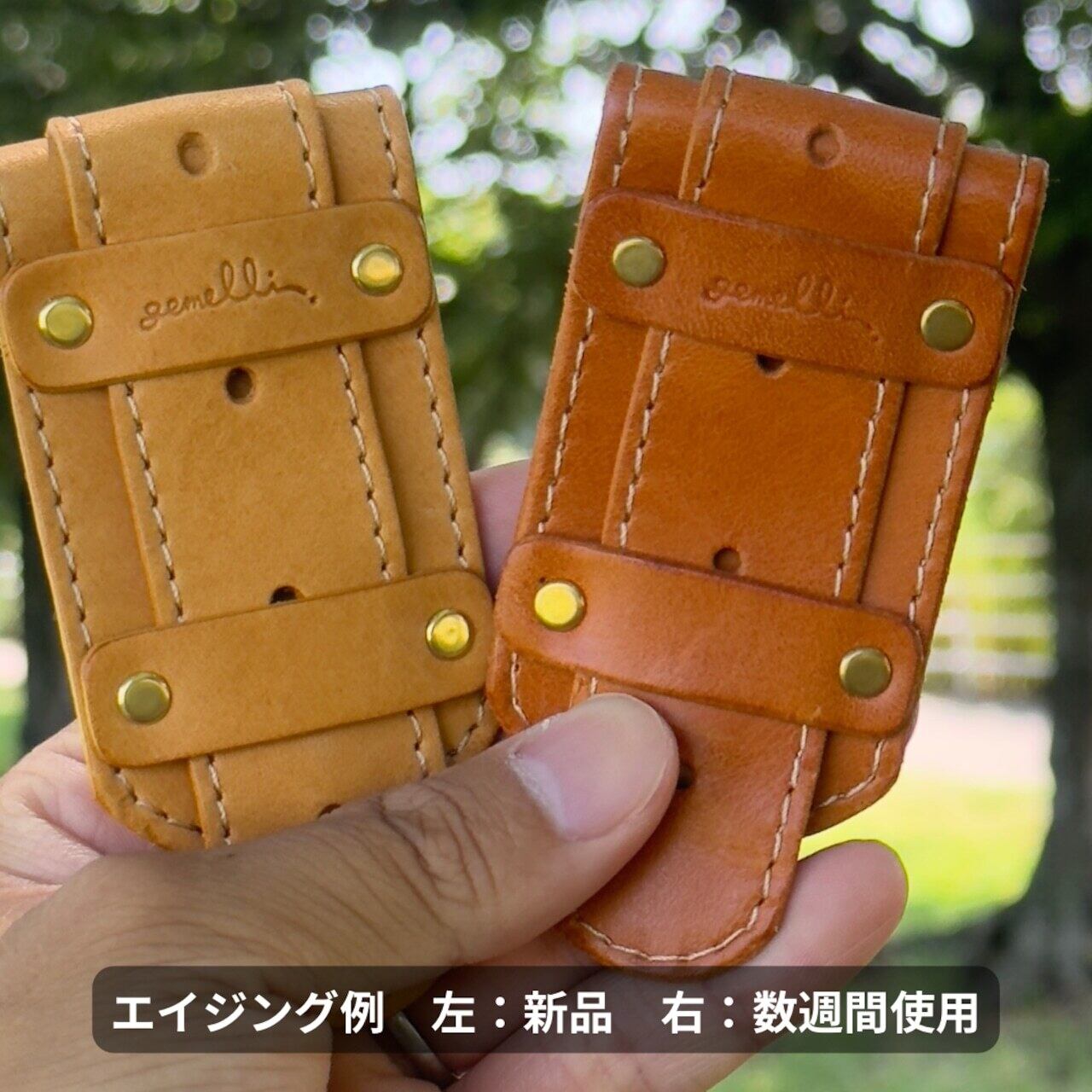 gemelli アルミコンテナレザーベルト&ハンドル ナチュラル | OLIVE