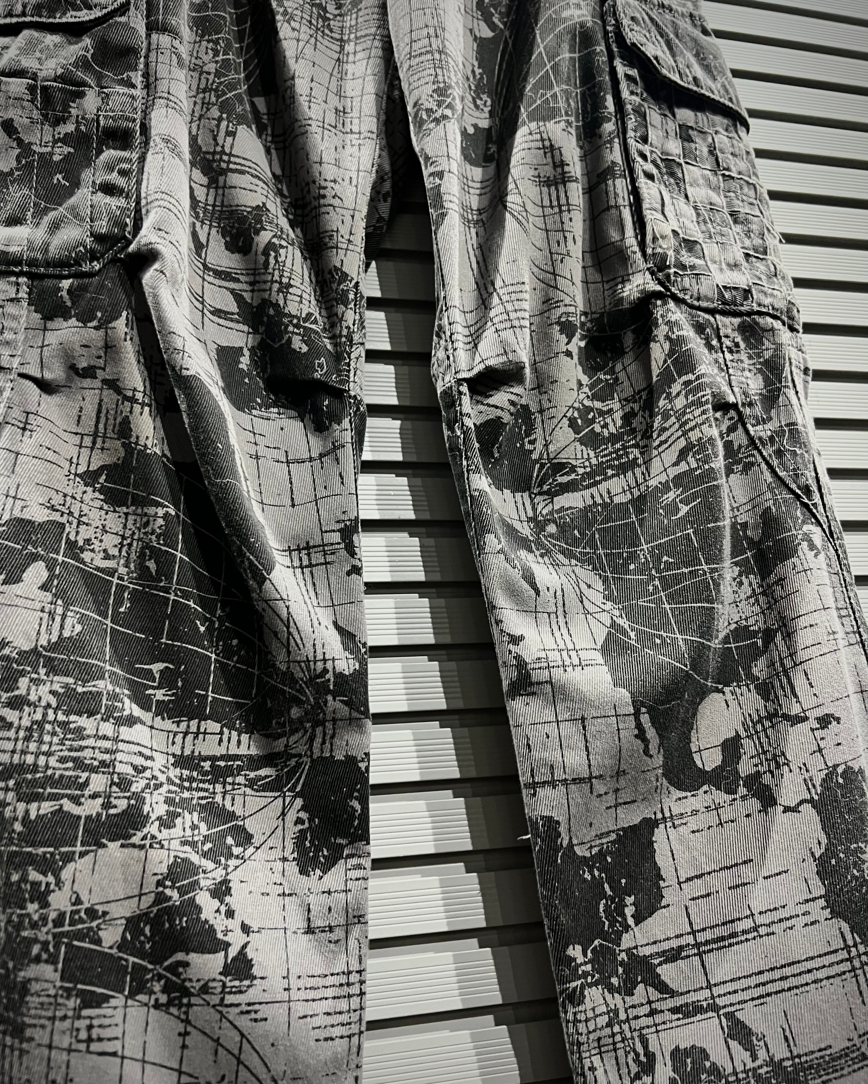 X VINTAGE】“OAKLEY” Total Pattern Loose Cargo Pants | Caka(カカ