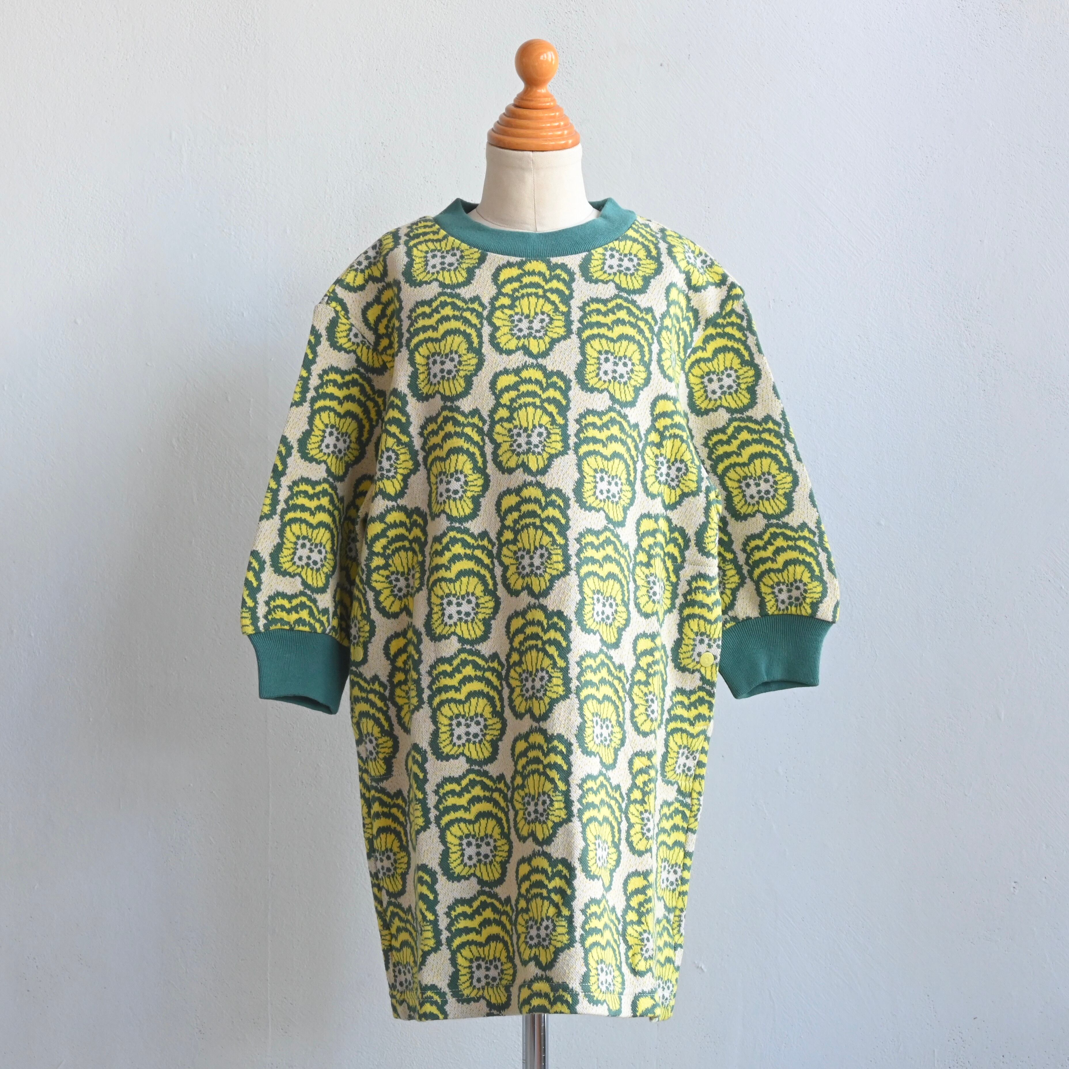 《mina perhonen 2025AW》happy bloom ワンピース / yellow / 140cm