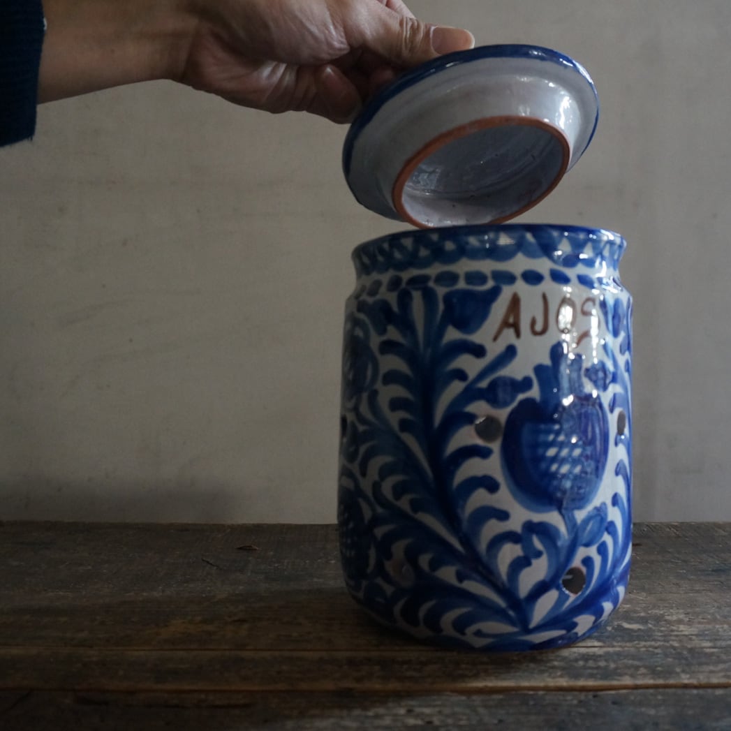 古いスペインの陶器ポット | Konishi Koffee web shop