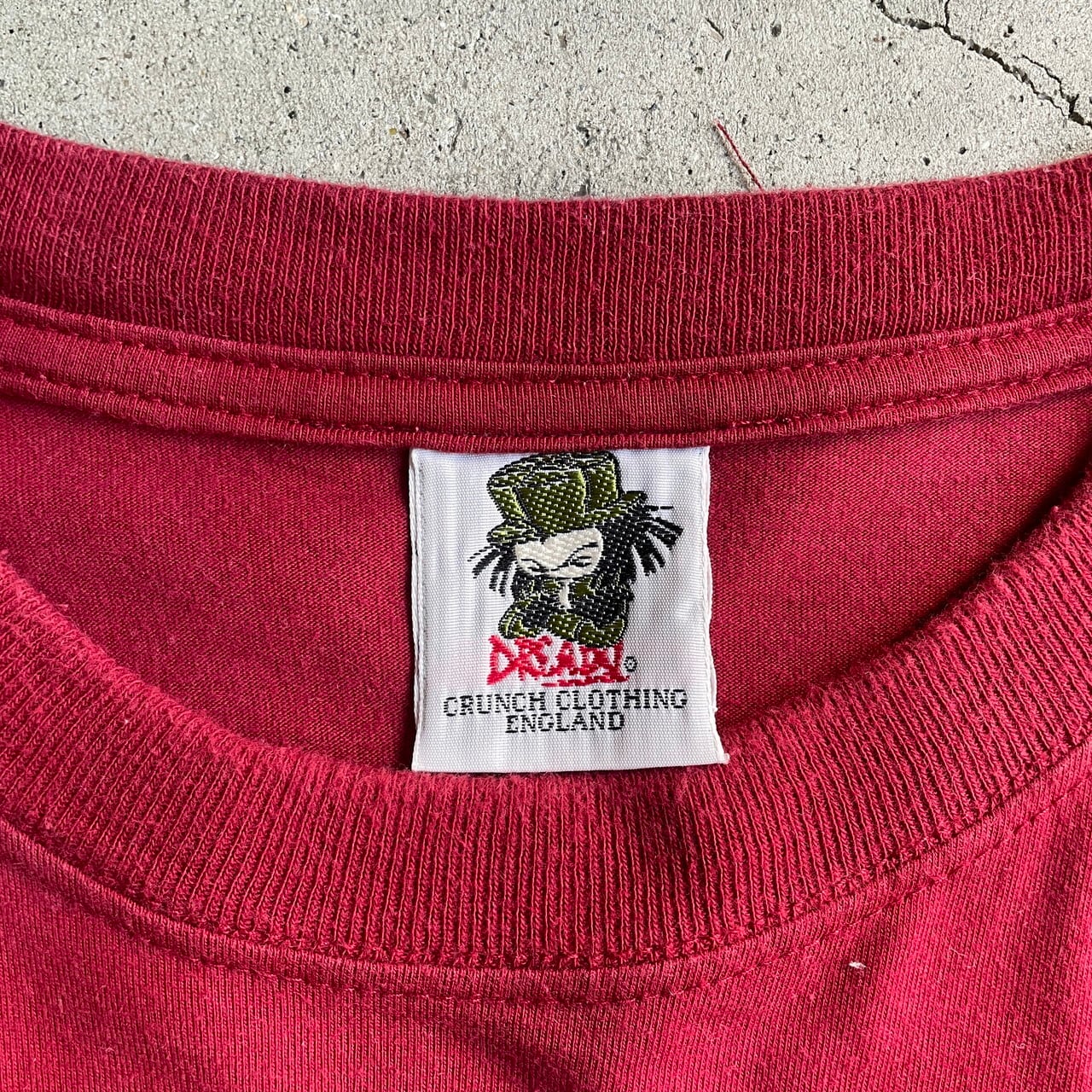 90年代 イングランド製 DREADY キャラクター 刺繍 Tシャツ メンズXL