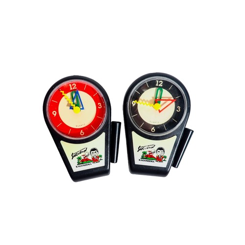 Clock with pen holder clip