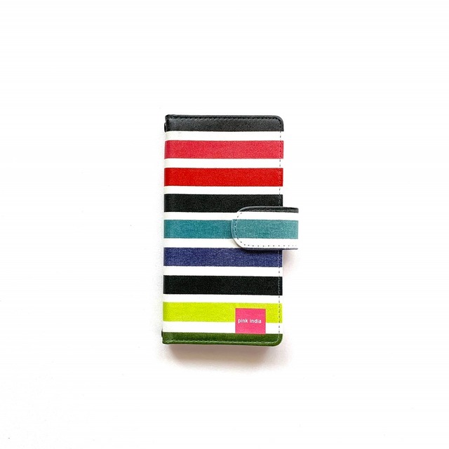 北欧デザイン Android対応手帳型マルチケース  | multi stripe