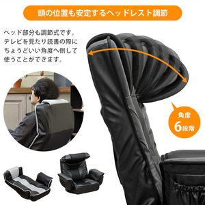 回転式メッシュ肘付座椅子　BK/GR/RD