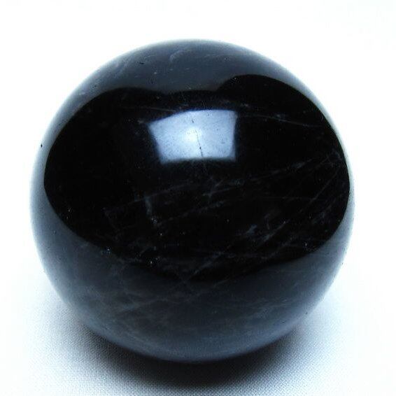 モリオン 黒水晶 丸玉 63mm 一点物 151-9461