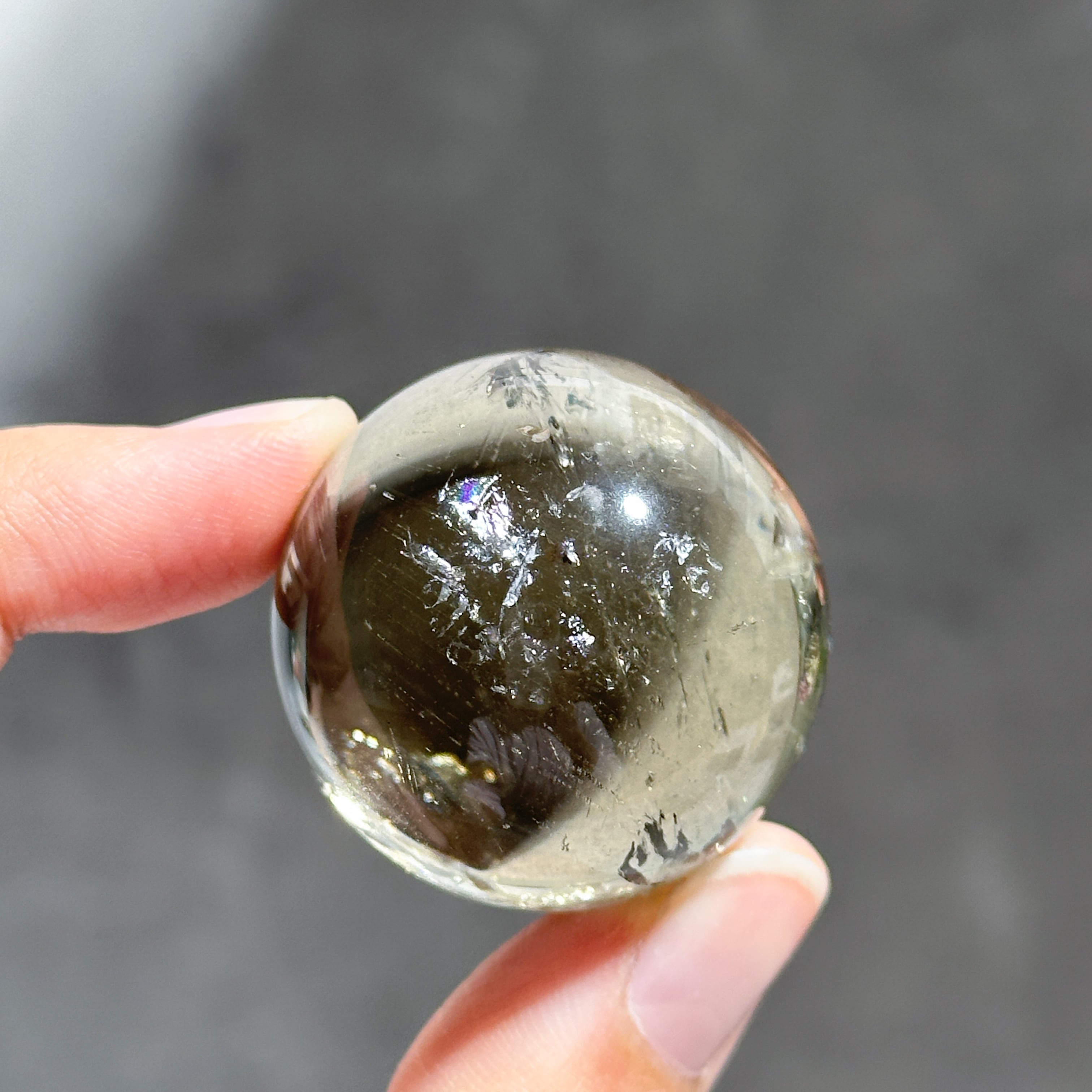 シトリン（黄水晶） スフィア03 ◇ Citrine ◇ 天然石・鉱物
