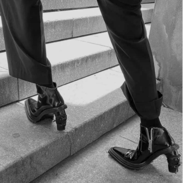 Side zip ankle boots C0466