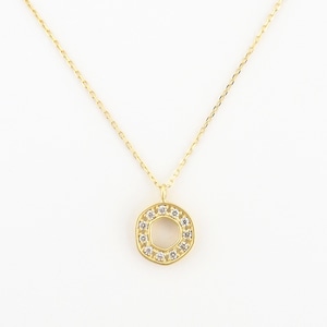 Pebble circle necklace