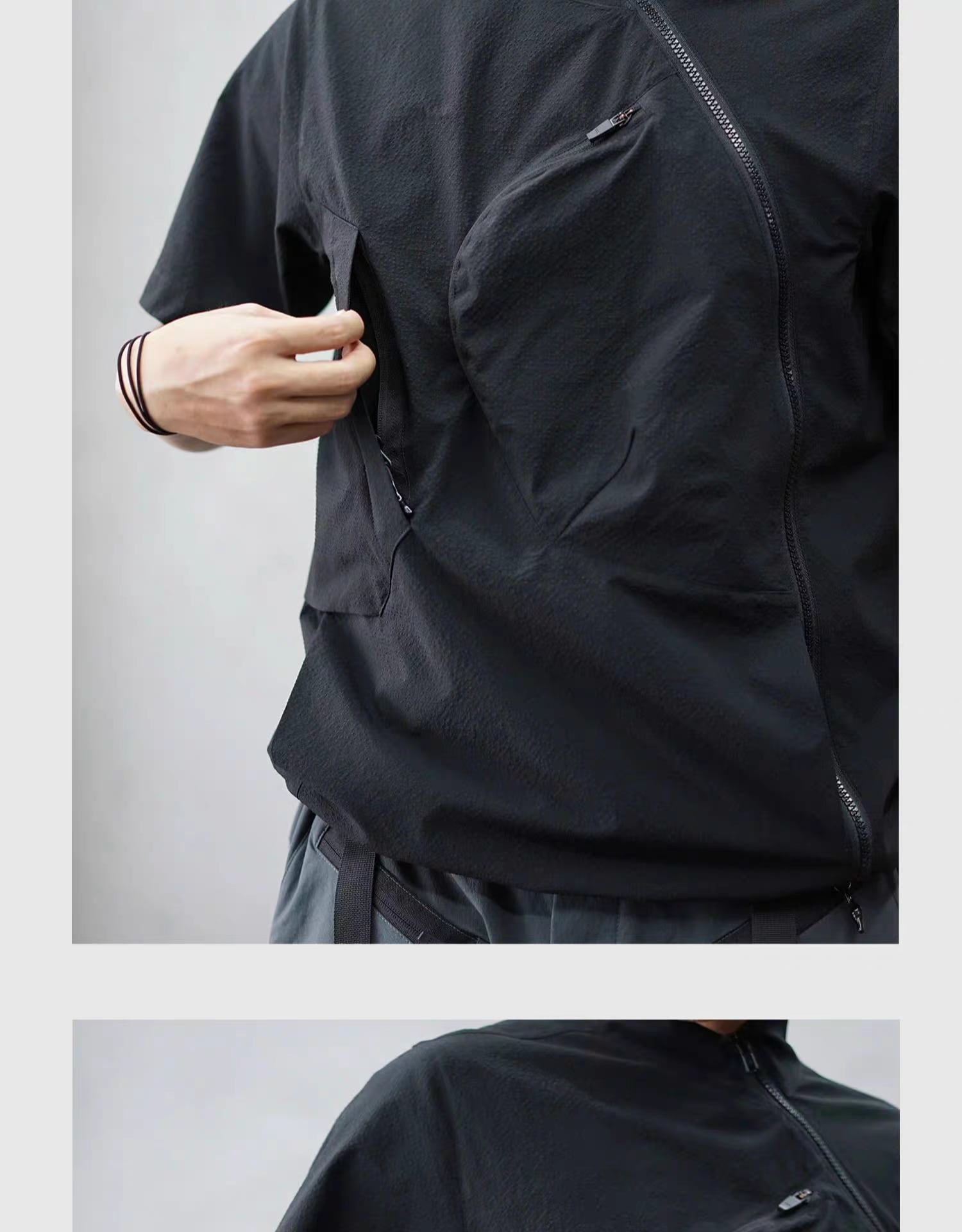 NOSUCISM 24SS アーバンコミューターフェンシングショートスリーブ