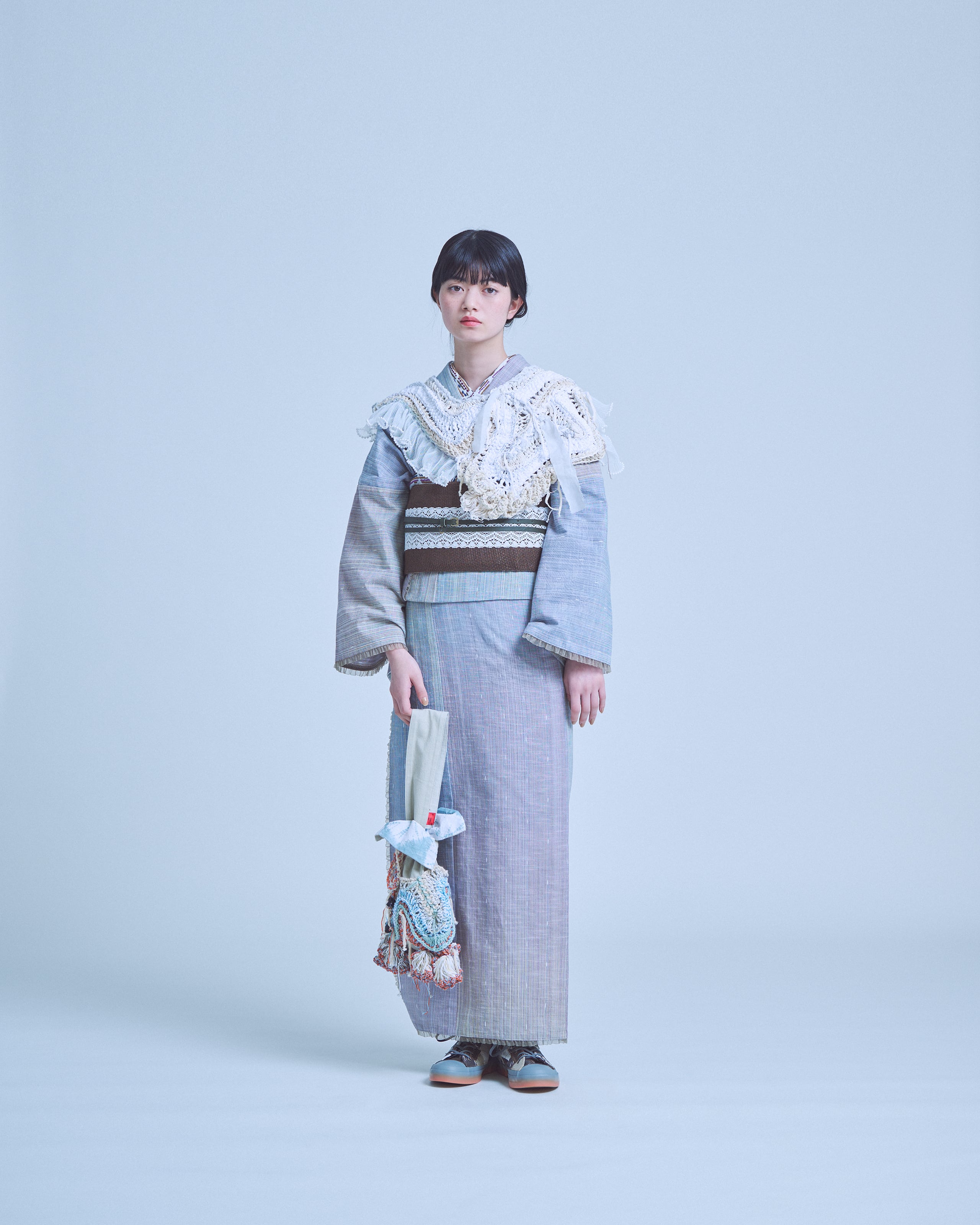 きもの / 久留米絣 / aurora blue | KIMONO ARCH