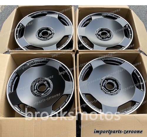 22インチ NEW STYLE マットブラック ホイール メルセデス・ベンツ GLS X167 4本セット -BRN-1133