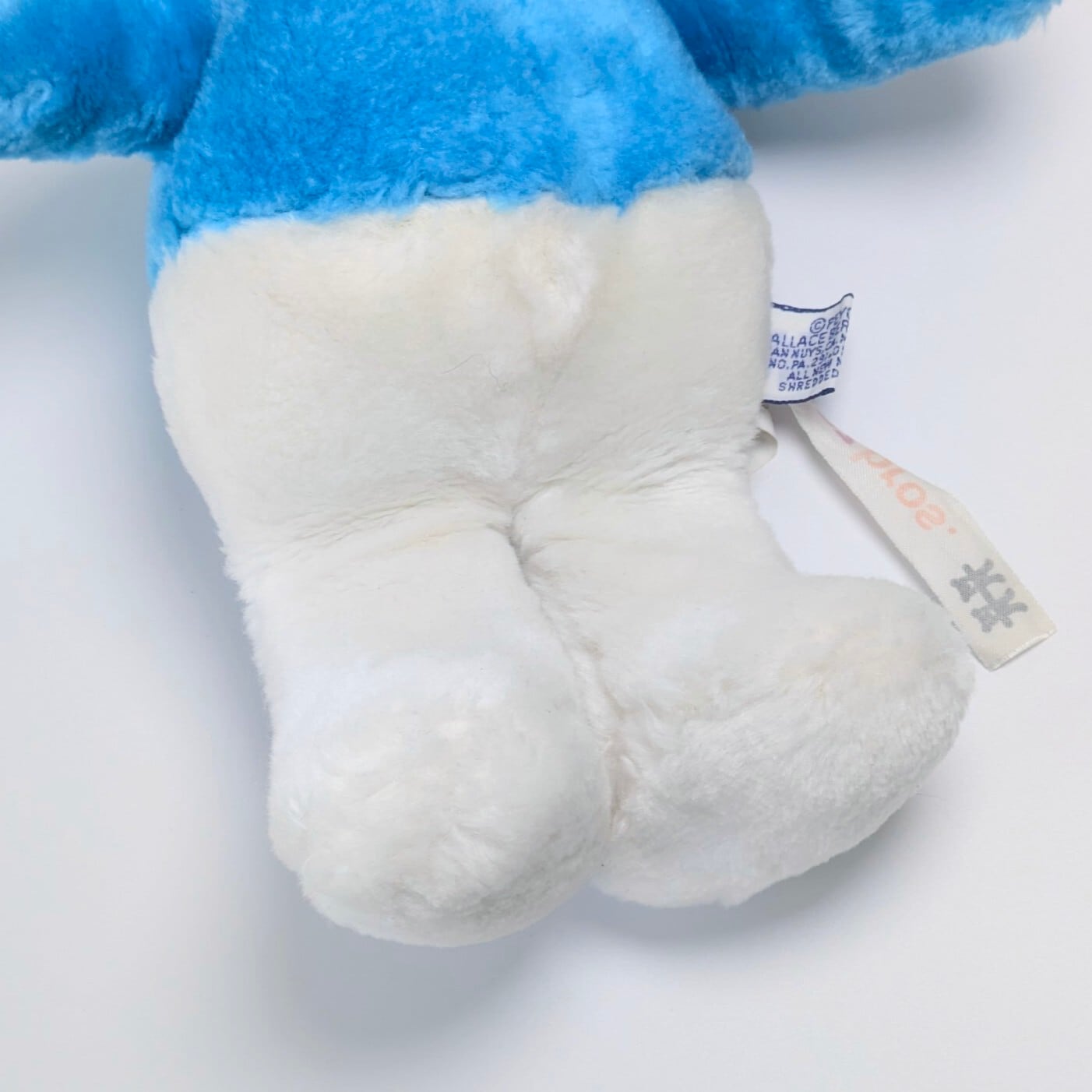 ☆ VINTAGE1981 ☆ 【 Smurf（スマーフ）】【A】 PLUSH TOY / プラッシュ / ぬいぐるみ / VINTAGE / ビンテージ 〚アメリカン雑貨 アメトイ〛