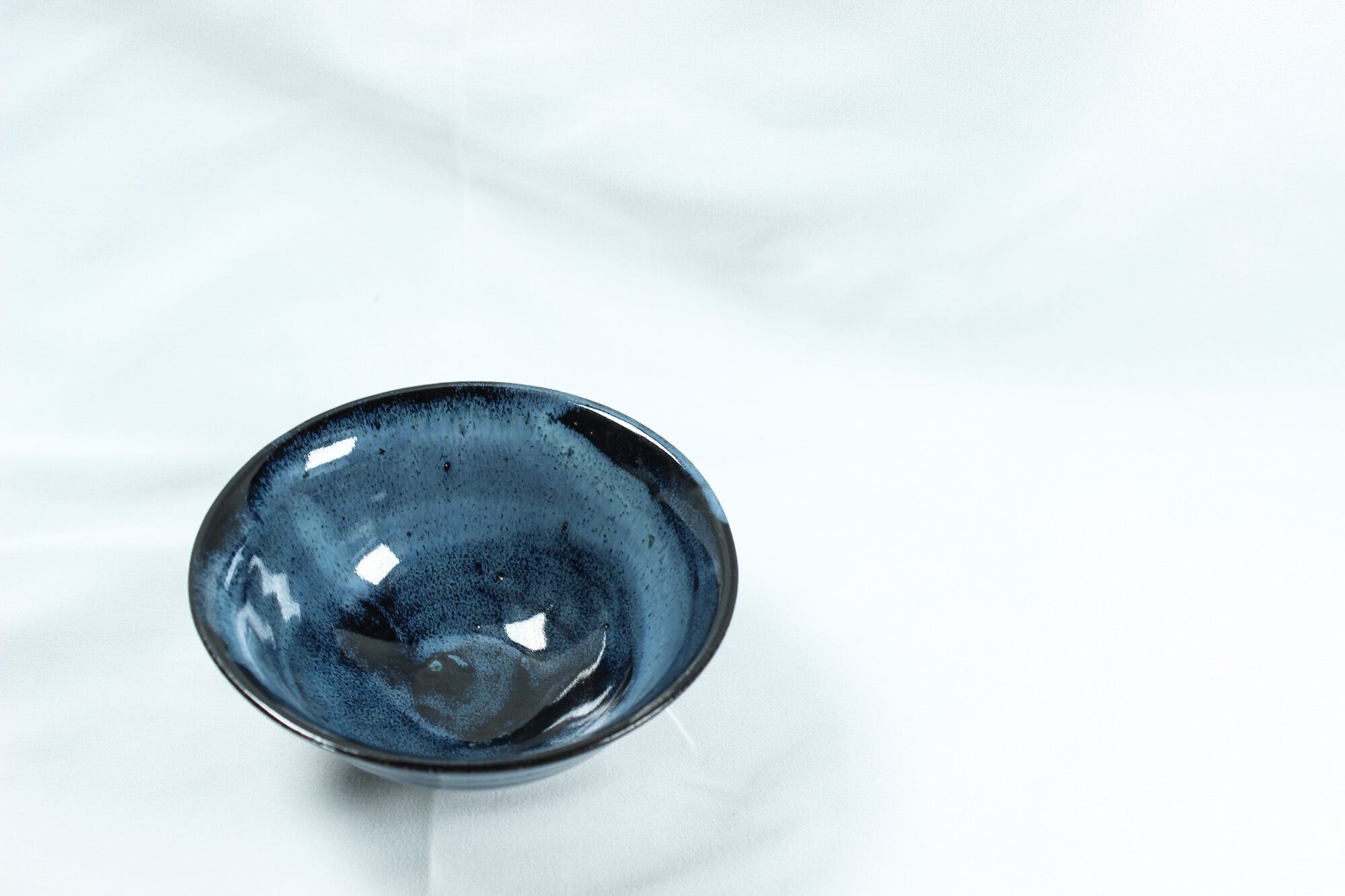 深海藍茶碗 | 陶房 秀星～shusei～