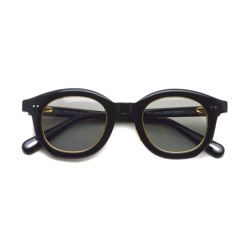 ユウジ YUICHI TOYAMA / U-181 YYZ / SG 01 Black/Gold - VGY-01 lenses