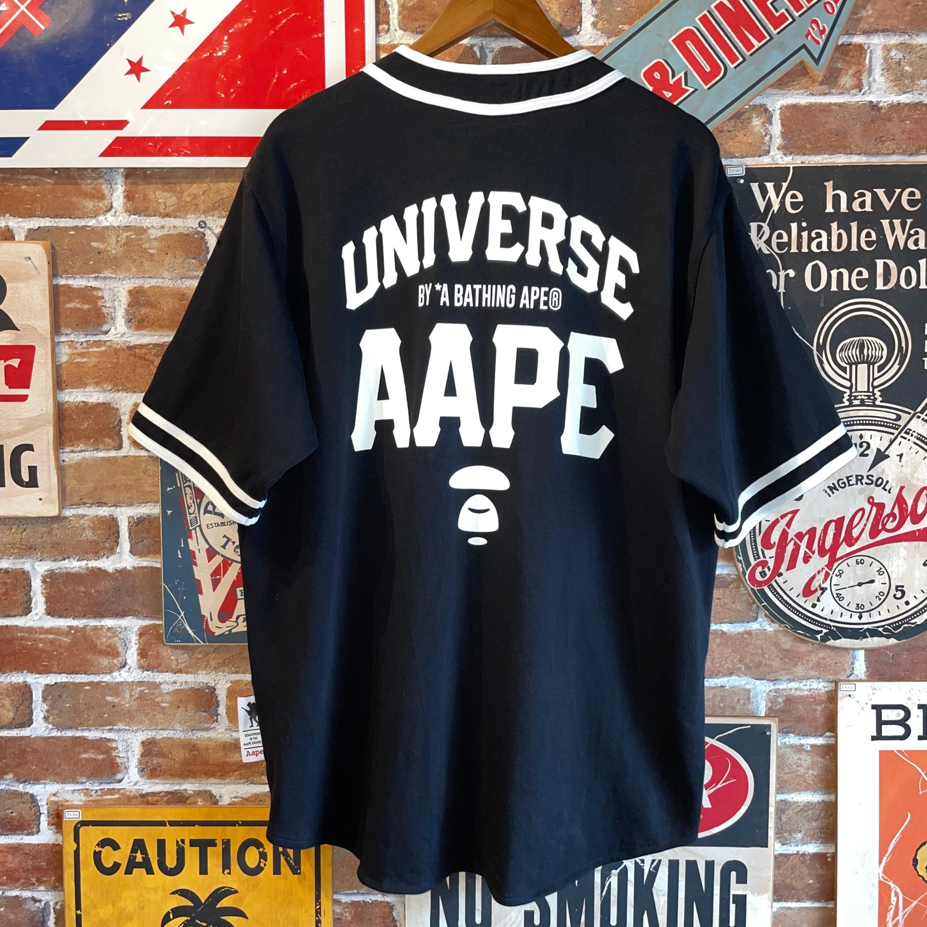 AAPE A BATHING APE BAPE ベースボールシャツ ロゴ ゲーム