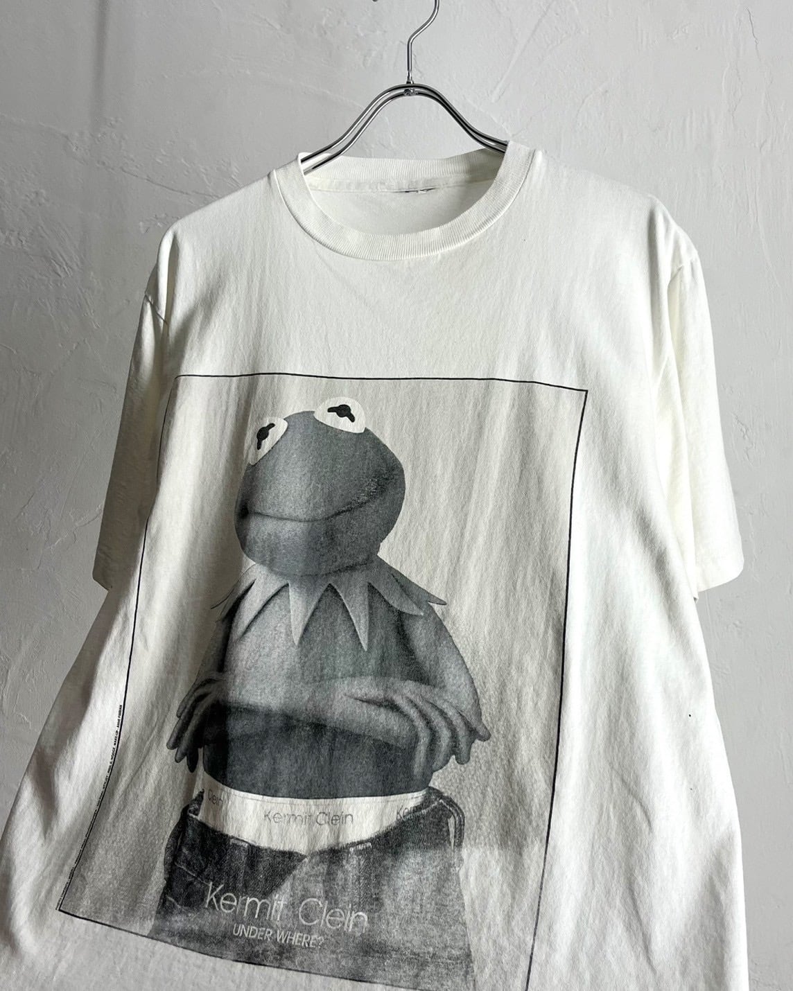 90s Kermit Clein Calvin Klein Parody Print Tee