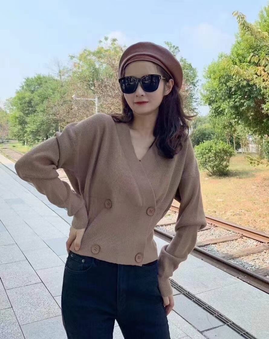 カシュクール風　ボタンニット　AJ111-541