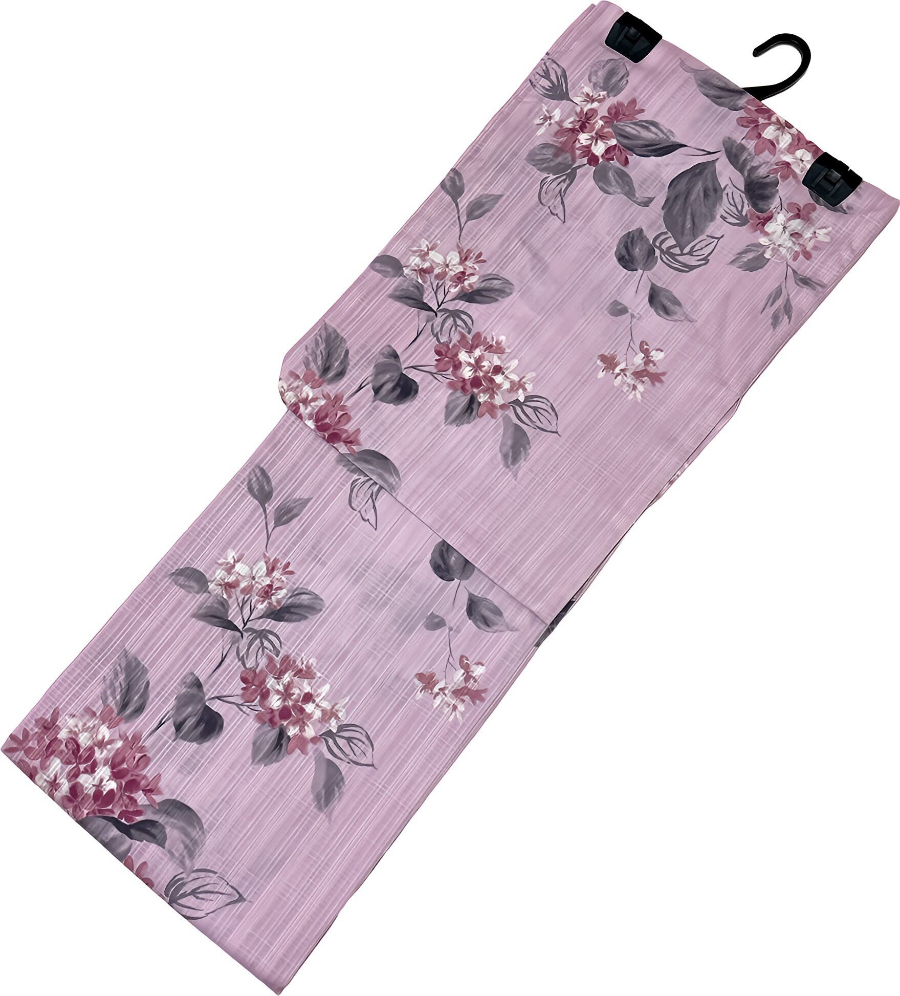 浴衣ジェンヌ 浴衣5点セット 紫ピンク くすみカラー ゆかた 半幅帯  