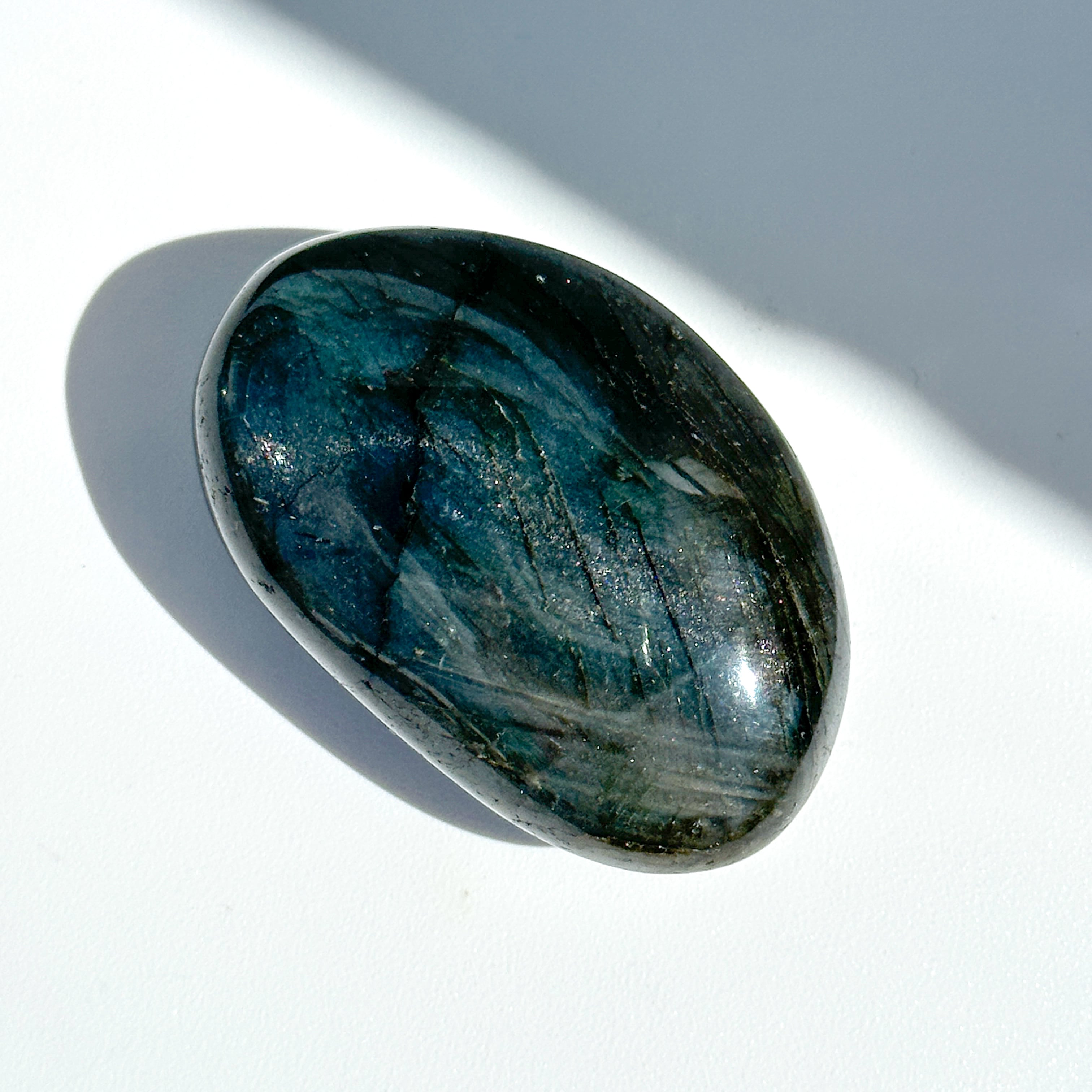 ラブラドライト パームストーン 43◇ Labradorite ◇天然石・鉱物