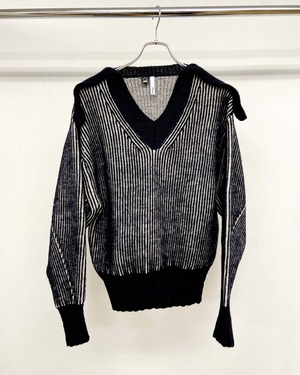 fluss【 glitter command jumper -navy- 】