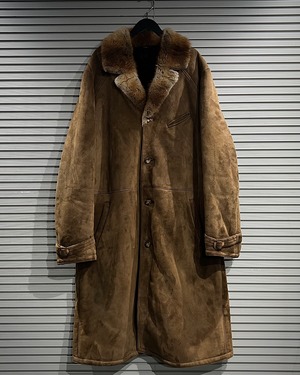 【X VINTAGE】Beautiful Brown Color Mouton Coat