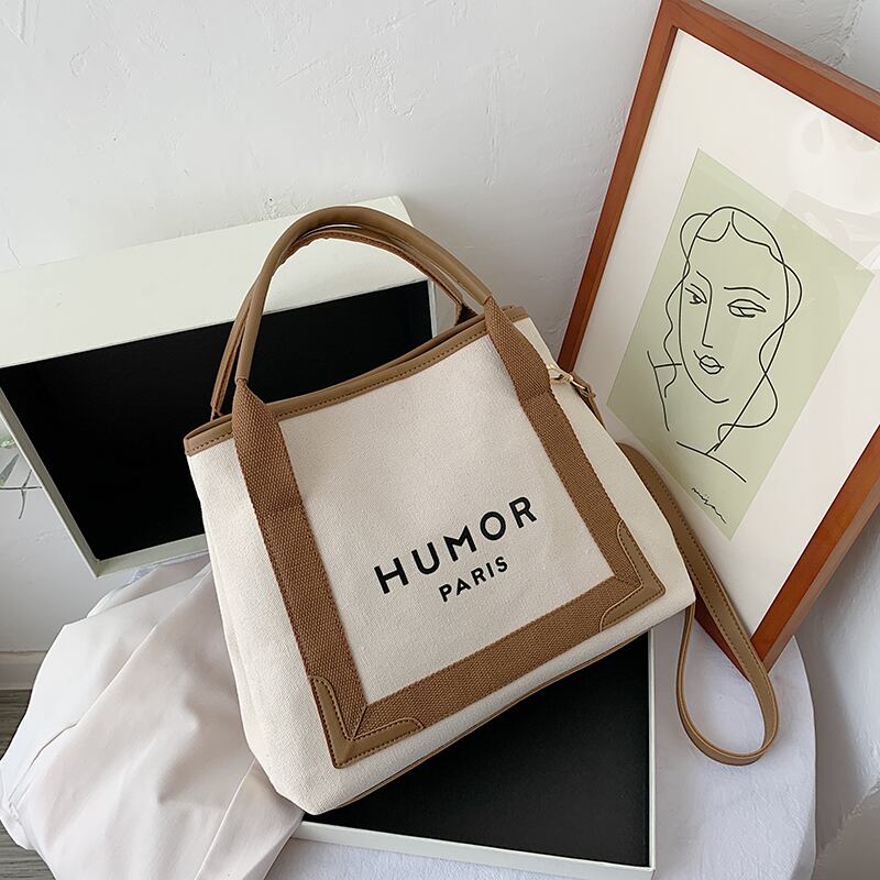 バッグ女性バッグ大容量2020新しい波夏のファッションキャンバスメッセンジャーバッグエインワイルドワイルドワイルドショルダートートバッグ Tiancai_Wing_Bag4287669