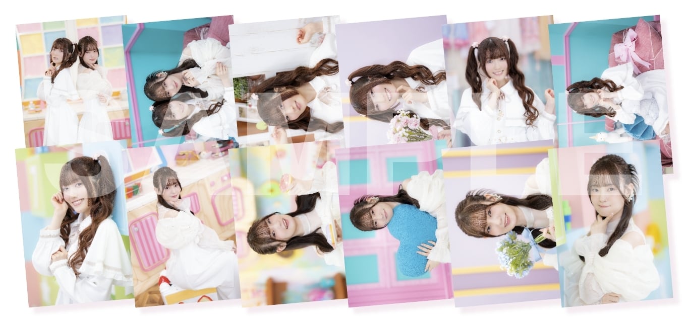 川村玲奈 ブロマイド8種 ホログラムカード7種 セット販売 薄井友里・川村玲奈のすーぱーかわちぃ☆ゆりれいしょん レク3～おは