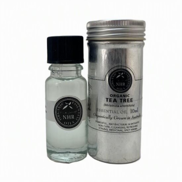 ティートゥリー　オーガニック エッセンシャルオイル　10ml（NHR精油）
