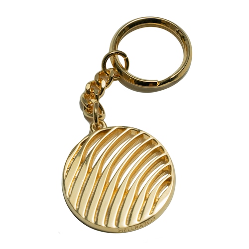 【HELLRAZOR】LOGO KEY CHAIN with Pouch(ALLOY with GOLD PLATED)