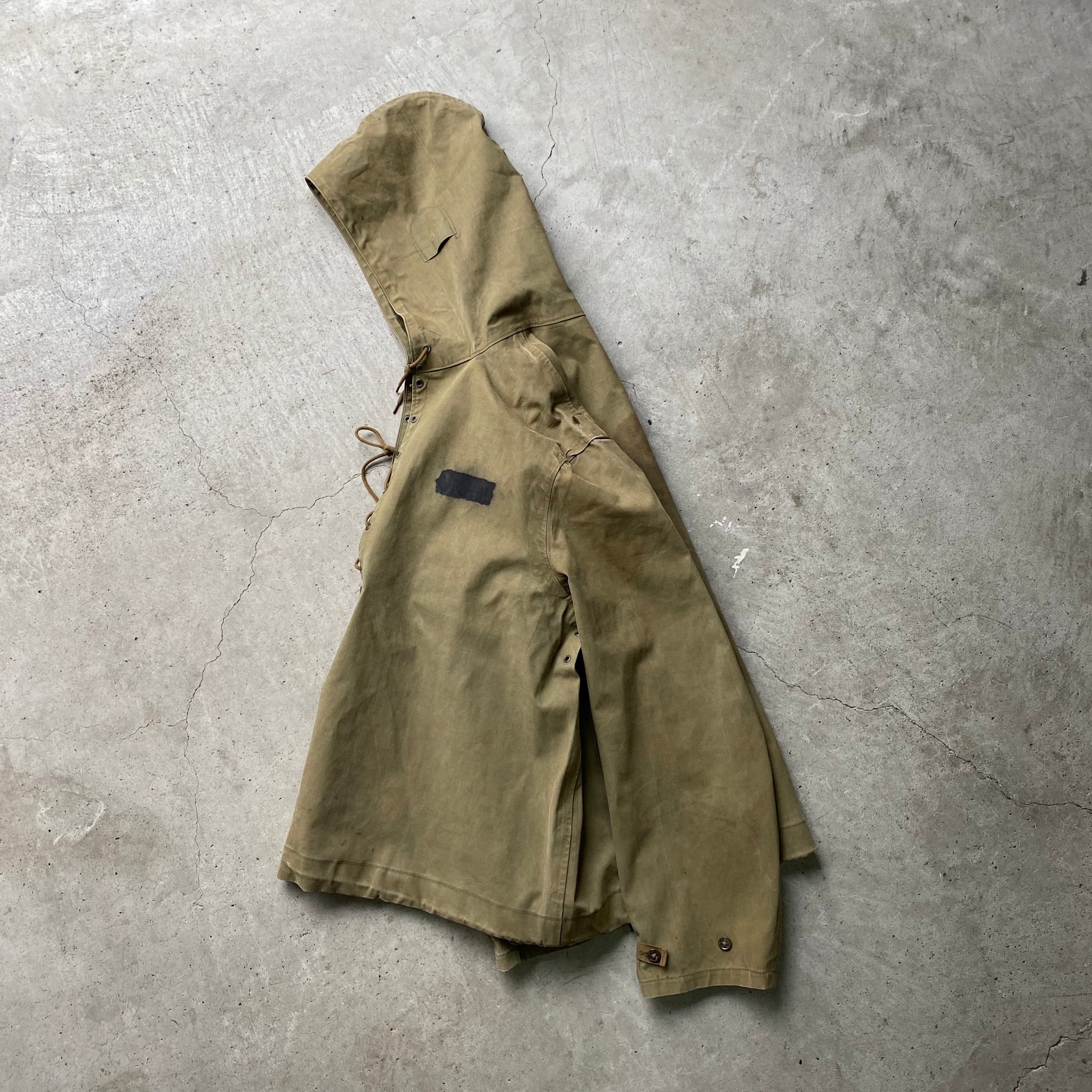 40年代 ビンテージ U S Navy Usn デッキパーカー ミリタリー アノラックパーカー ゴム引き レースアップ 40s ヴィンテージ メンズxl相当 古着 スウェット Vtg Al2110 Cave 古着屋 公式 古着通販サイト 30 Off Sale開催中