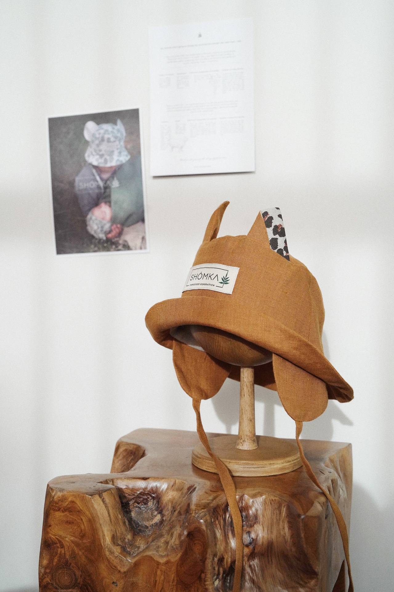 【26SS】SHOMKA / CAT BONNET or HAT
