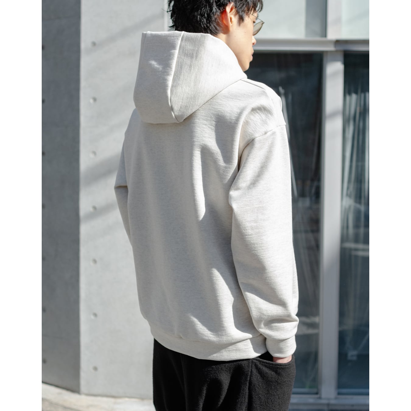 kujaku] (クジャク)2055SS / K-198 cotton jersey hoodie | Clique