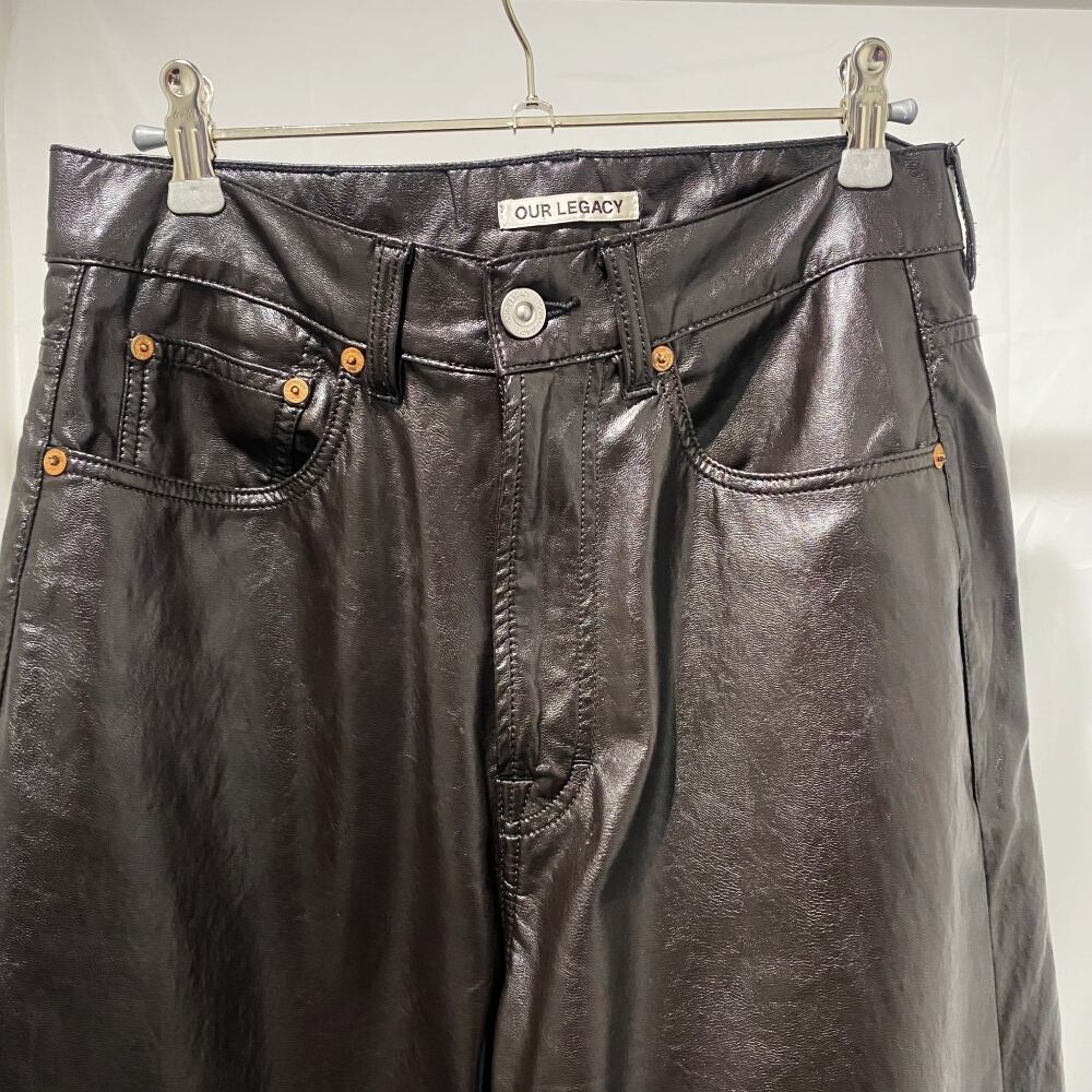 OUR LEGACY アワーレガシー Extended Third Cut Fake Leather レザー 