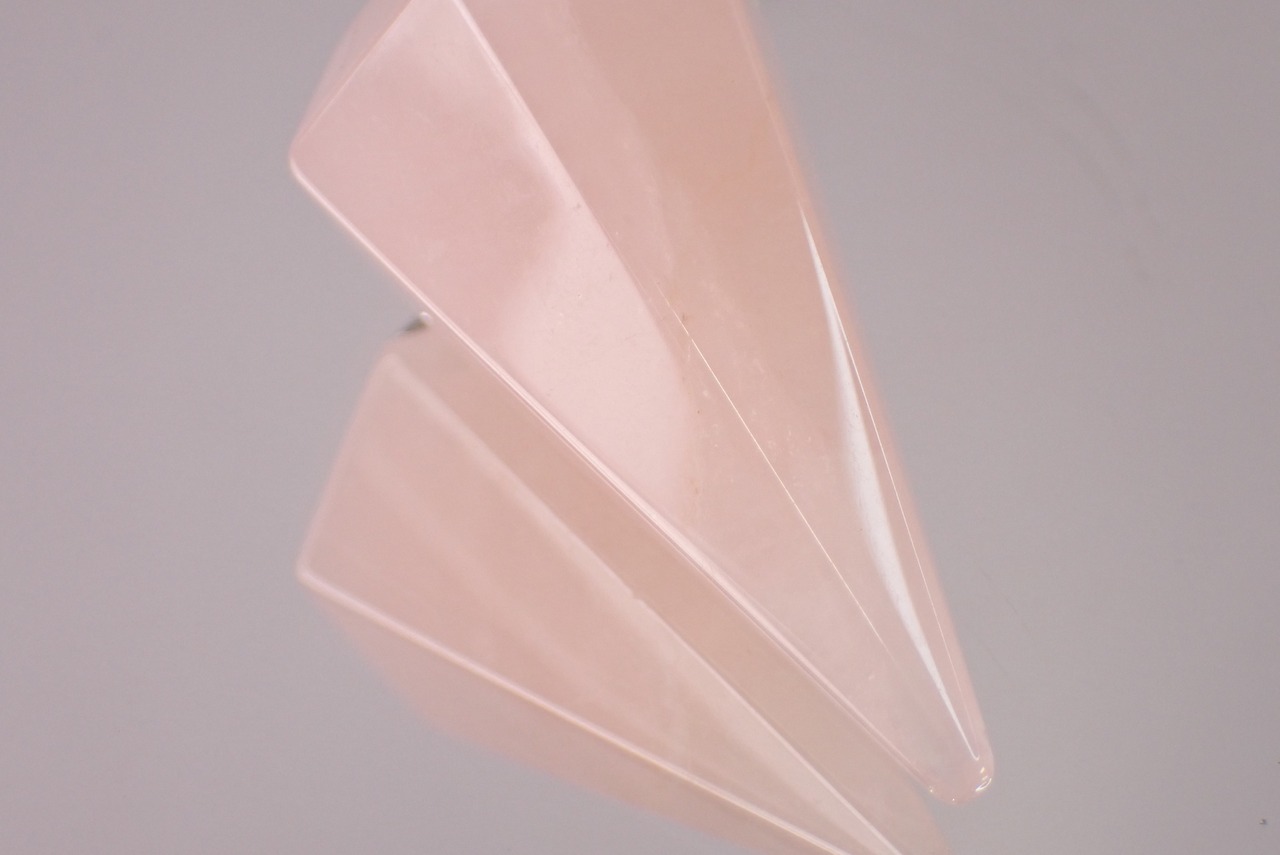 ローズクォーツダウジングペンデュラム　 [D2-340]