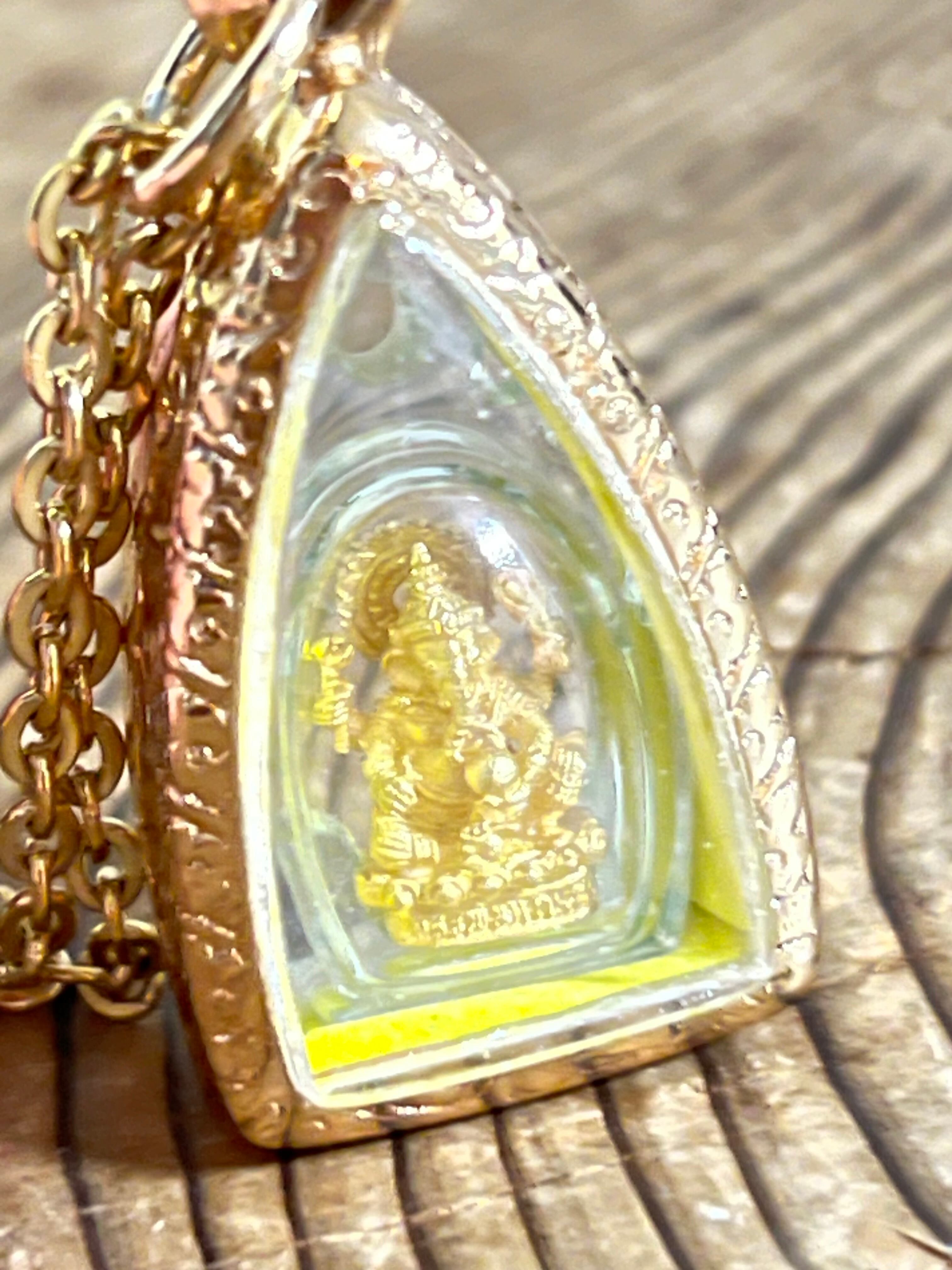 シンガポールファウンテンウェルス【富の噴水】でエネルギーチャージ プラクルアン 【mini】ゴールド ※チェーン付