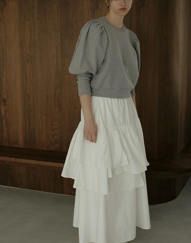 MANOF VOLUME PUFF SLEEVE SWEAT