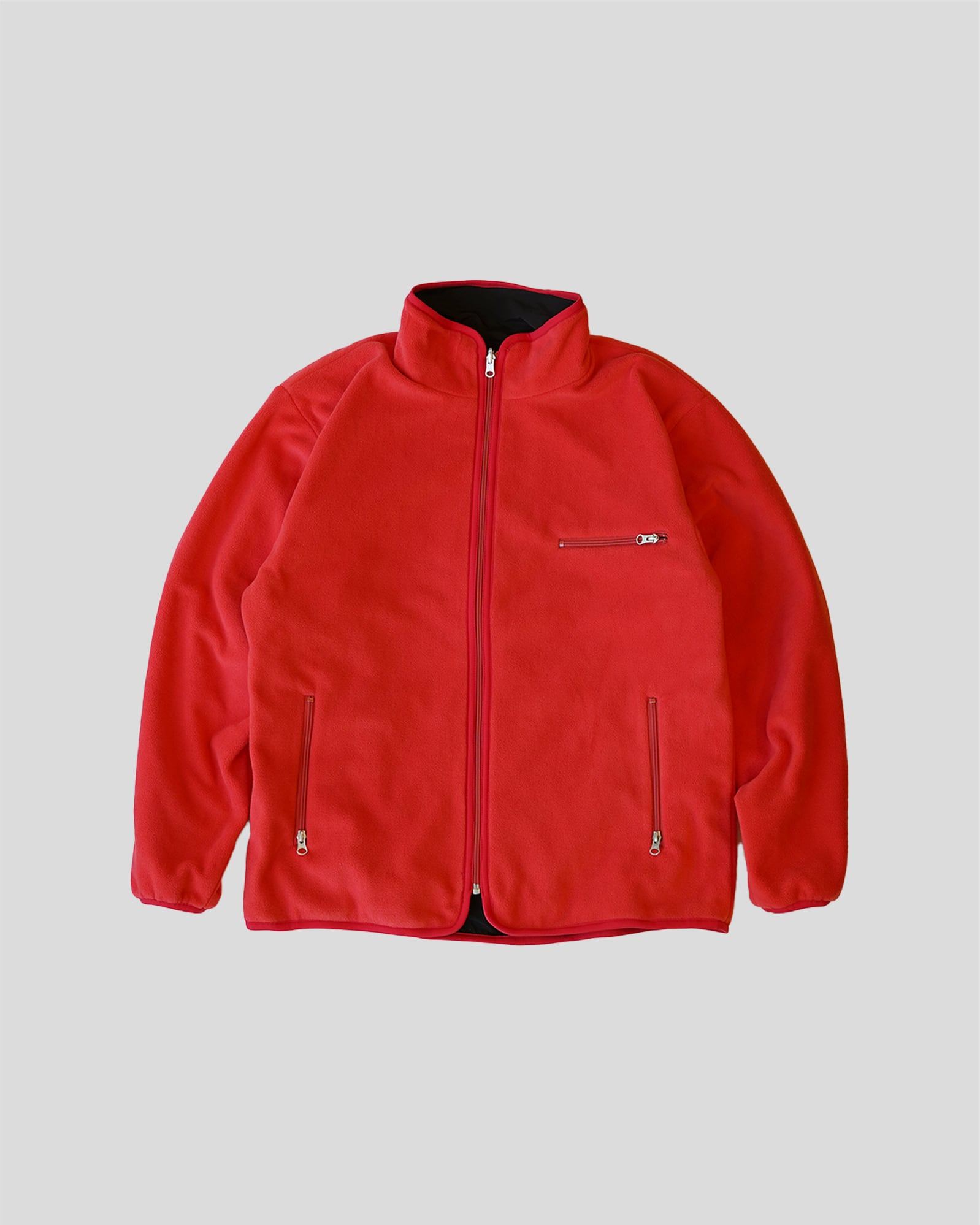 MM REVERSIBLE FLEECE JACKET ORANGE×BLACK